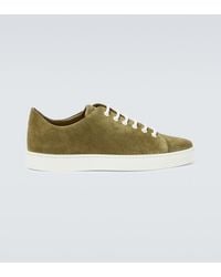 Manolo Blahnik - Semanado Suede Sneakers - Lyst