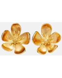 Oscar de la Renta - Cherry Blossom Small Earrings - Lyst