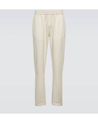 Sunspel - Pantalones de algodon y lino - Lyst