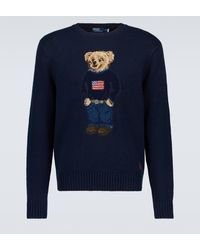 Polo Ralph Lauren - Cotton-blend Crewneck Sweater - Lyst