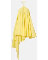 Jacquemus - Triangle Asymmetric Cotton-Blend Minidress - Lyst