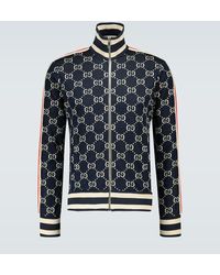 Gucci - GG Jacquard Cotton Jacket - Lyst