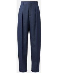 Bottega Veneta - Wool Drill Tapered Pants - Lyst