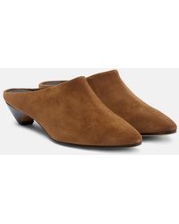 Le Monde Beryl - Allegra Suede Mules - Lyst