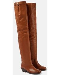 Isabel Marant - Overknee-Stiefel Amati Aus Leder - Lyst