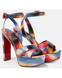 Christian Louboutin - Supramariza 130 Leather Sandals - Lyst