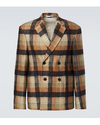 Dries Van Noten - Checked Wool Blazer - Lyst