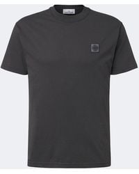 Stone Island - Compass Badge Cotton Jersey T-Shirt - Lyst