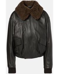 Lemaire - Chaqueta De Piel Con Borrego - Lyst