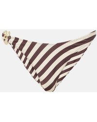SAME - Spiral Striped Bikini Bottoms - Lyst