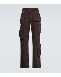 Dolce & Gabbana - Mid-Rise Straight Cargo Pants - Lyst
