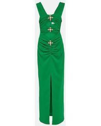 Self-Portrait - Embellished Cutout Crepe Gown - Lyst