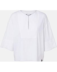Max Mara - Sospiro Linen-Blend Top - Lyst