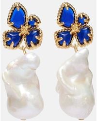 Zimmermann - Bloom Baroque Pearl Drop Earrings - Lyst