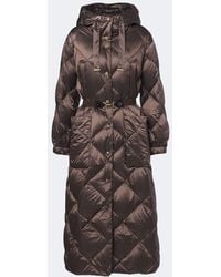 Max Mara - Hooded Quilted Down Coat - Lyst