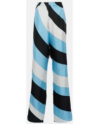 PUCCI - Iride Silk Palazzo Pants - Lyst