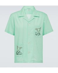 Bode - Camisa See You At The Barn de algodon - Lyst