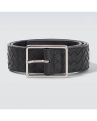 Bottega Veneta - Guertel Piccolo Intrecciato Aus Leder - Lyst