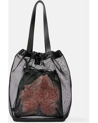 Simone Rocha - Tote Bag Carnation Pocket Mit Leder - Lyst