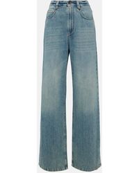Brunello Cucinelli - High-Rise Wide-Leg Jeans - Lyst