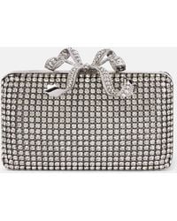 Self-Portrait - Clutch Bow Small Mit Kristallen - Lyst