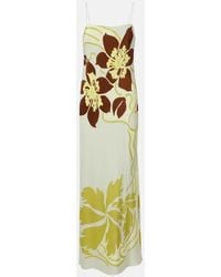 SIR. - Amaia Floral Silk Crepe Slip Dress - Lyst
