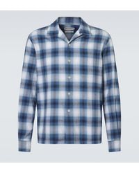 JW Anderson - Checked Cotton Flannel Shirt - Lyst