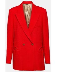 Blazé Milano - Everynight Double-Breasted Wool-Blend Blazer - Lyst