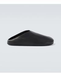 The Row - Hudson Leather Mules - Lyst