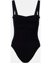 Karla Colletto - Ruched Swimsuit - Lyst