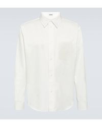 Loewe - Anagram Cotton Twill Shirt - Lyst