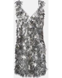 Rabanne - Embellished Minidress - Lyst