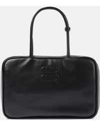 Miu Miu - Tote Bag Medium Aus Leder - Lyst