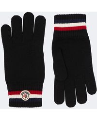 Moncler - Logo Wool Gloves - Lyst