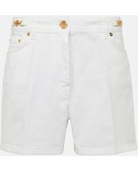 Versace - Jeansshorts Barocco - Lyst