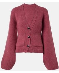 KHAITE - Cardigan Scarlet Aus Kaschmir - Lyst