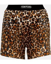 Tom Ford - Leopard-print Shorts - Lyst