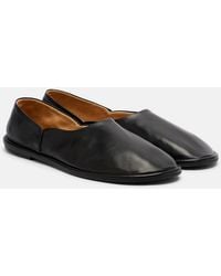 The Row - Canal Leather Slip-On Shoes - Lyst