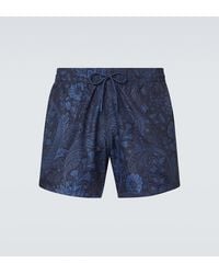 Etro - Paisley Swim Trunks - Lyst