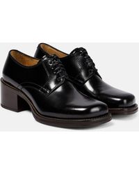 Lemaire Leather Derby Shoes - Black