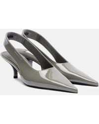 TOTEME - Patent Leather Slingback Pumps - Lyst