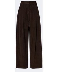 Brunello Cucinelli - Monili Corduroy Wide-Leg Pants - Lyst