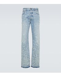 Amiri - Floral Straight Jeans - Lyst