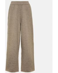 The Row - Emely Cashmere Wide-leg Pants - Lyst