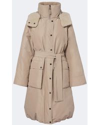 Brunello Cucinelli - Monili Hooded Cotton-Blend Down Coat - Lyst