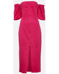 Isabel Marant - Stony Off-Shoulder Midi Dress - Lyst