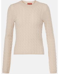Altuzarra - Milla Cable-Knit Cashmere Sweater - Lyst