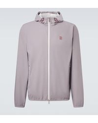 Brunello Cucinelli - Logo Jacket - Lyst