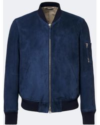 Tom Ford - Suede Bomber Jacket - Lyst