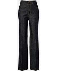 Lemaire - Jeans Regular A Vita Alta - Lyst